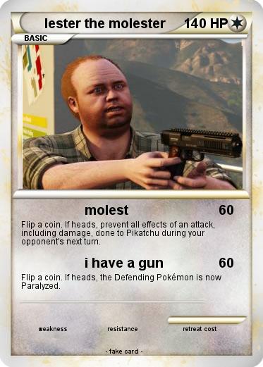 Pokemon lester the molester
