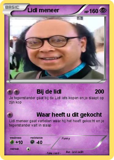Pokemon Lidl meneer