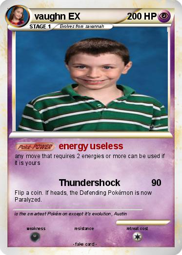 Pokemon vaughn EX