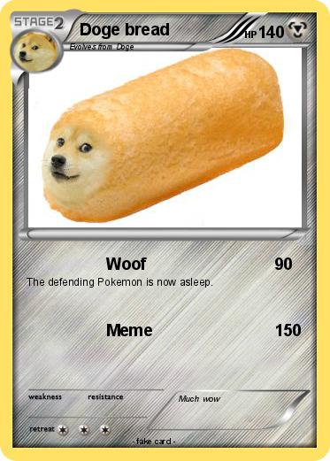 Pokemon Doge bread