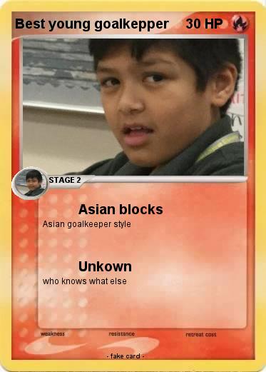 Pokemon Best young goalkepper