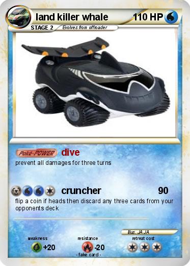 Pokemon land killer whale