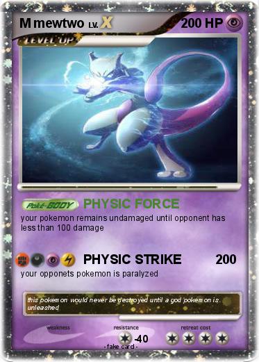 Pokemon M mewtwo