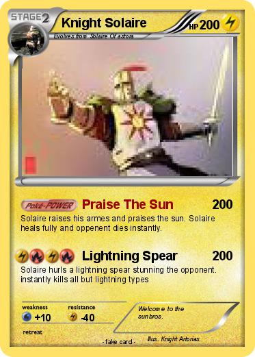 Pokemon Knight Solaire