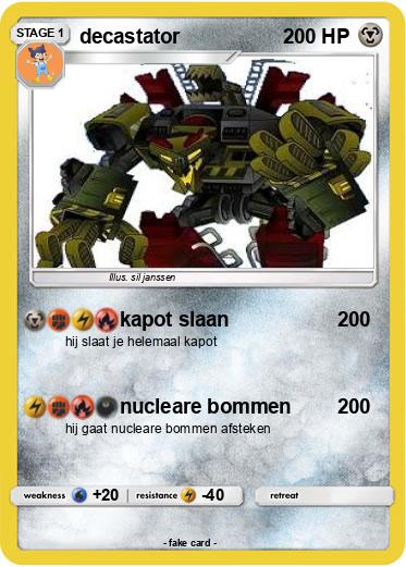 Pokemon decastator