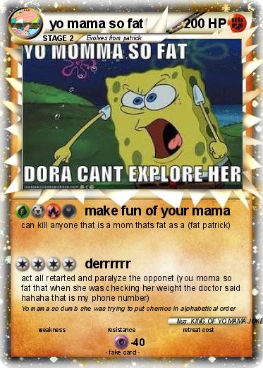 Pokemon yo mama so fat
