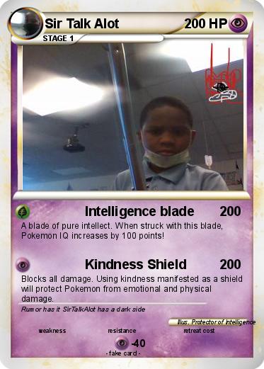 Pokemon Sir Talk Alot