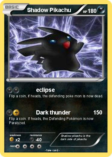 Pokemon Shadow Pikachu