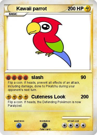Pokemon Kawaii parrot