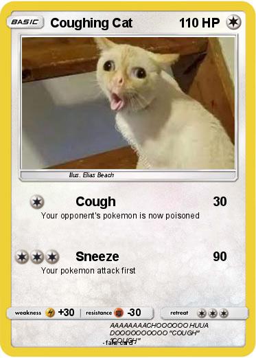 Pokemon Coughing Cat