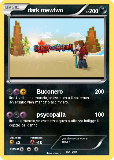 Pokemon dark mewtwo
