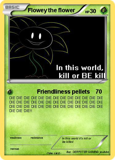 Pokemon Flowey the flower