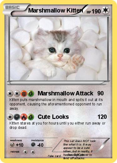 Pokemon Marshmallow Kitten