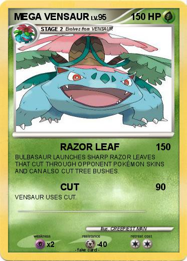 Pokemon MEGA VENSAUR