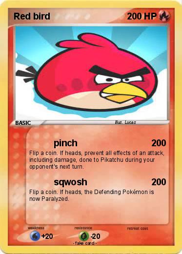 Pokemon Red bird