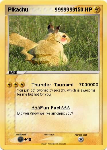 Pokemon Pikachu                  9999999