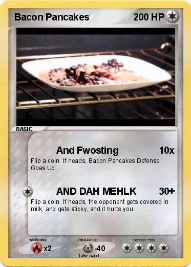 Pokemon Bacon Pancakes