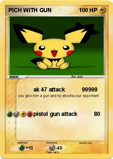 Pokemon PICH WITH GUN