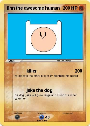 Pokemon finn the awesome human