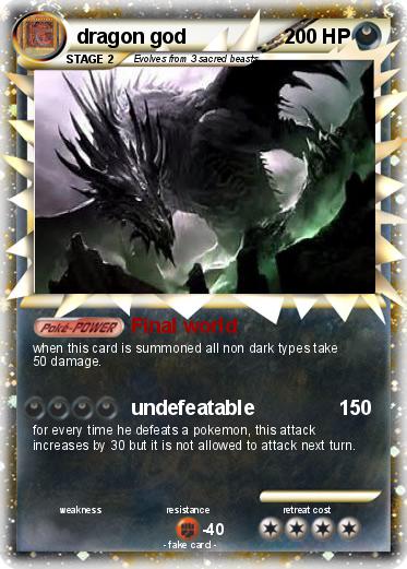 Pokemon dragon god