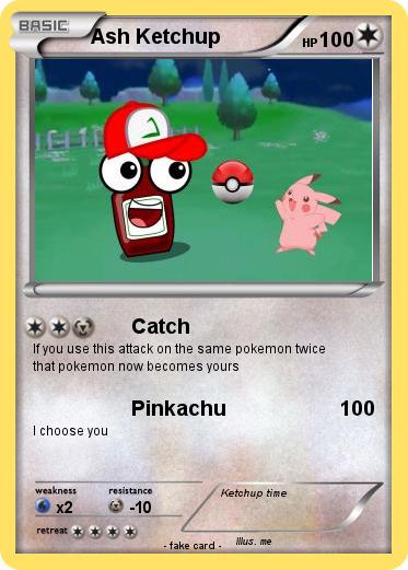 Pokemon Ash Ketchup