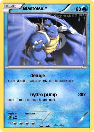Pokemon Blastoise Y