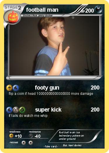 Pokemon football man
