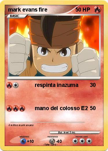 Pokemon mark evans fire