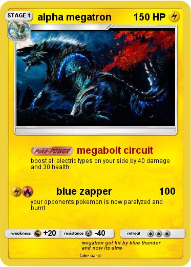 Pokemon alpha megatron