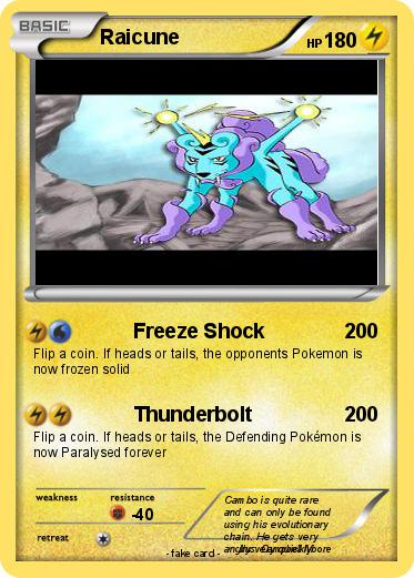 Pokemon Raicune
