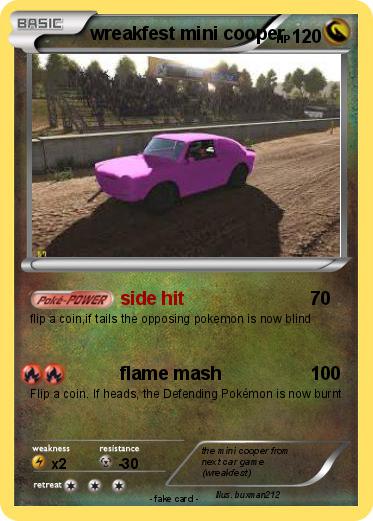 Pokemon wreakfest mini cooper