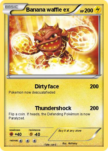 Pokemon Banana waffle ex
