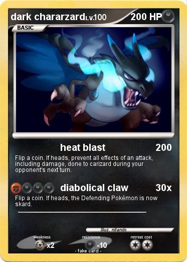 Pokemon dark chararzard