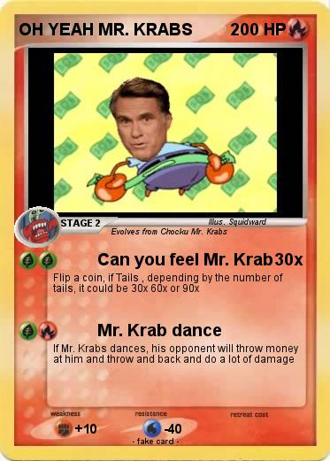 Pokemon OH YEAH MR. KRABS