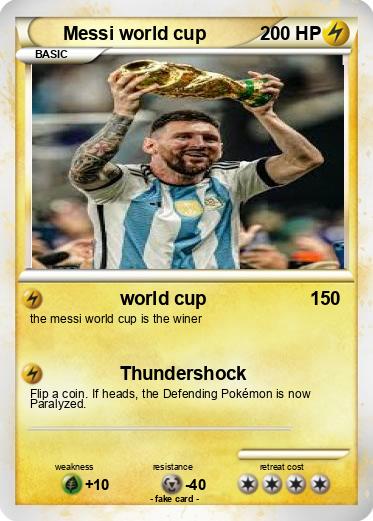 Pokemon Messi world cup