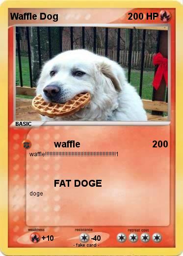 Pokemon Waffle Dog