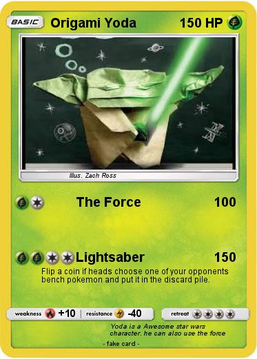 Pokemon Origami Yoda