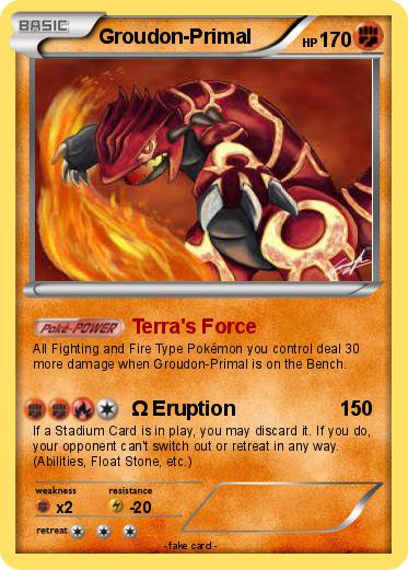 Pokemon Groudon-Primal