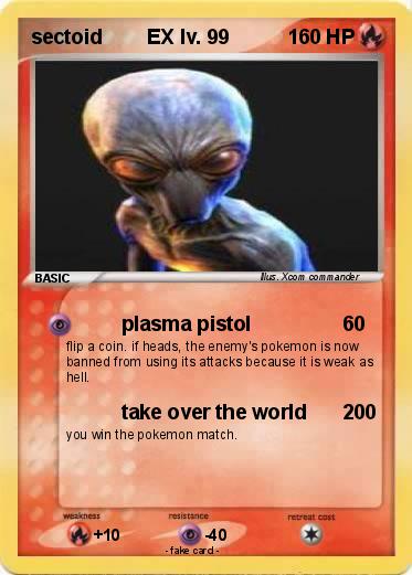Pokemon sectoid        EX lv. 99