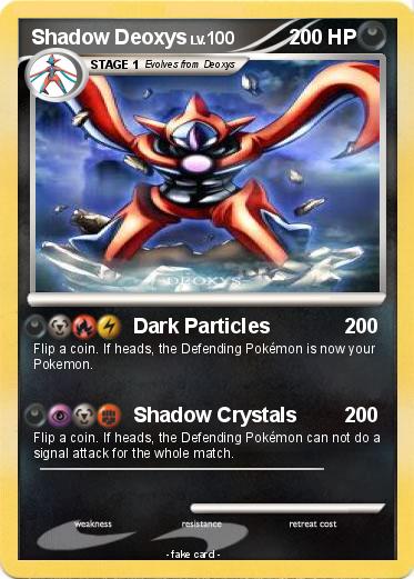 Pokemon Shadow Deoxys