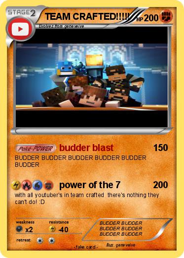 Pokemon TEAM CRAFTED!!!!!