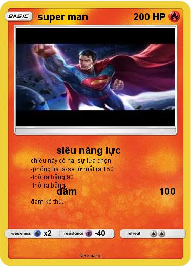 Pokemon super man