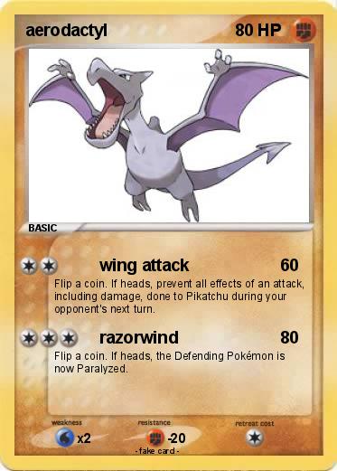 Pokemon aerodactyl