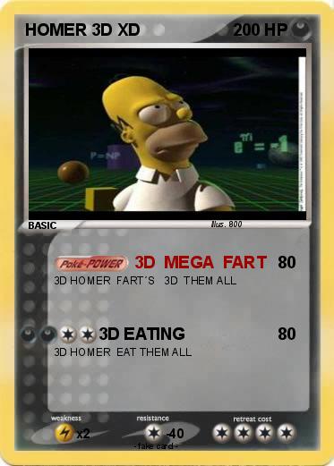 Pokemon HOMER 3D XD