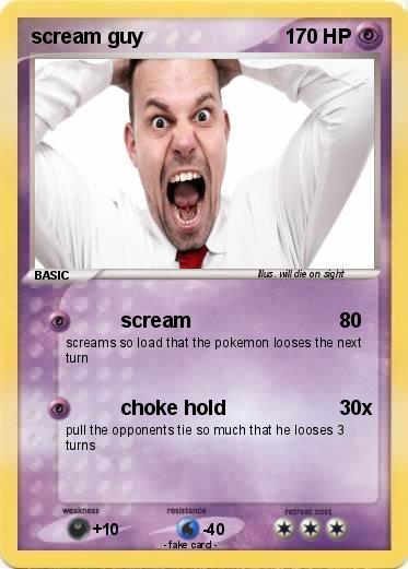 Pokemon scream guy