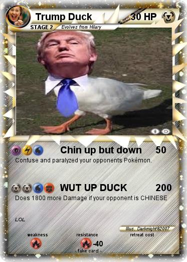 Pokemon Trump Duck