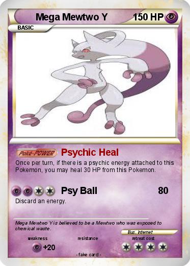 Pokemon Mega Mewtwo Y