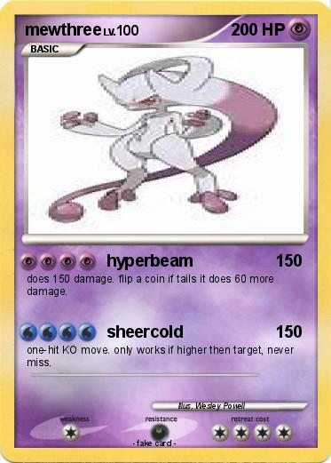Pokemon mewthree