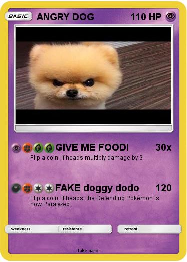 Pokemon ANGRY DOG