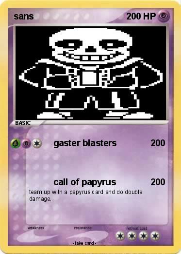 Pokemon sans